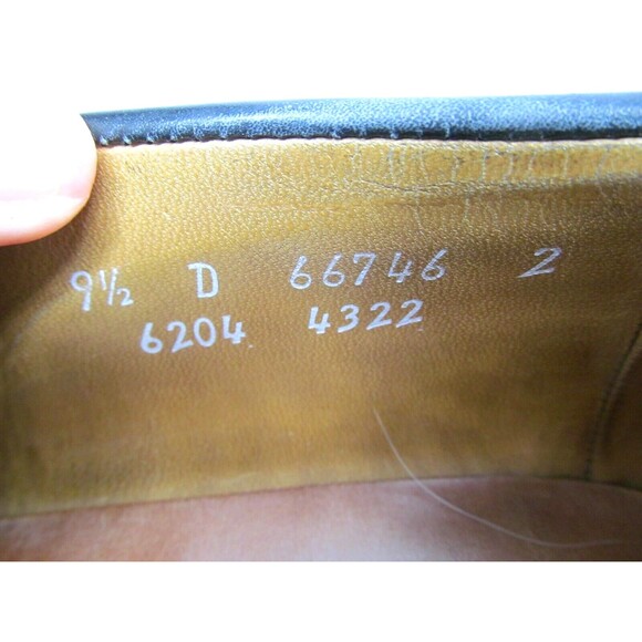 Allen Edmonds Chambrey Black Leather  Wingtip Tassel Loafers Size 9.5 D - Picture 9 of 10